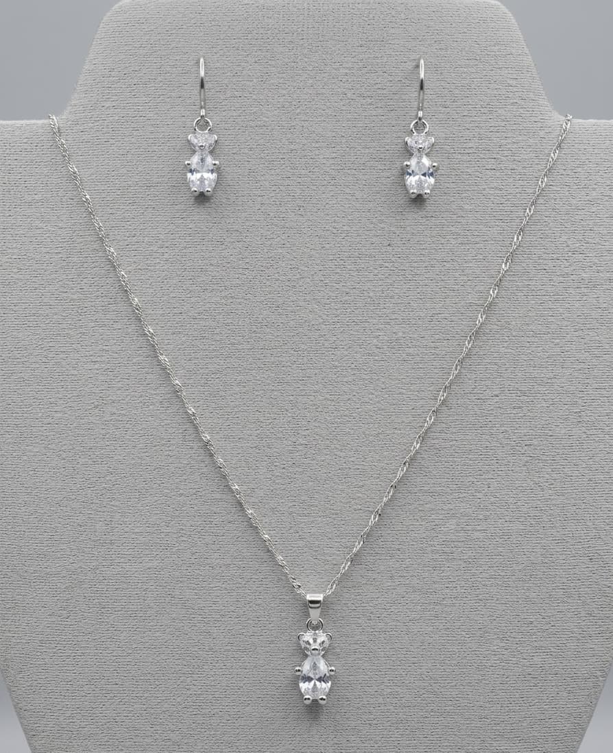 Crystal Bear Set